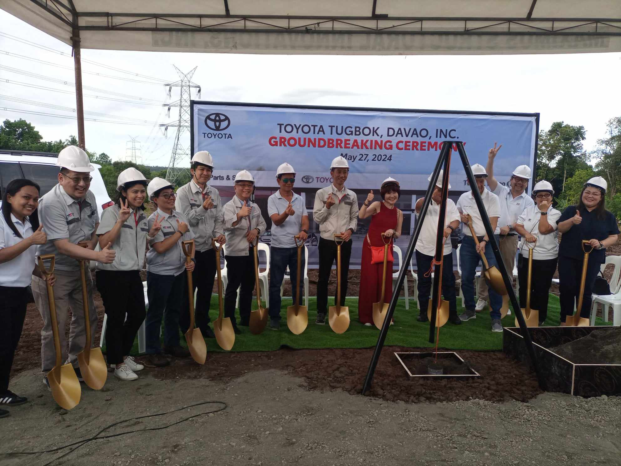 Toyota Motor Tugbok holds groundbreaking ceremony