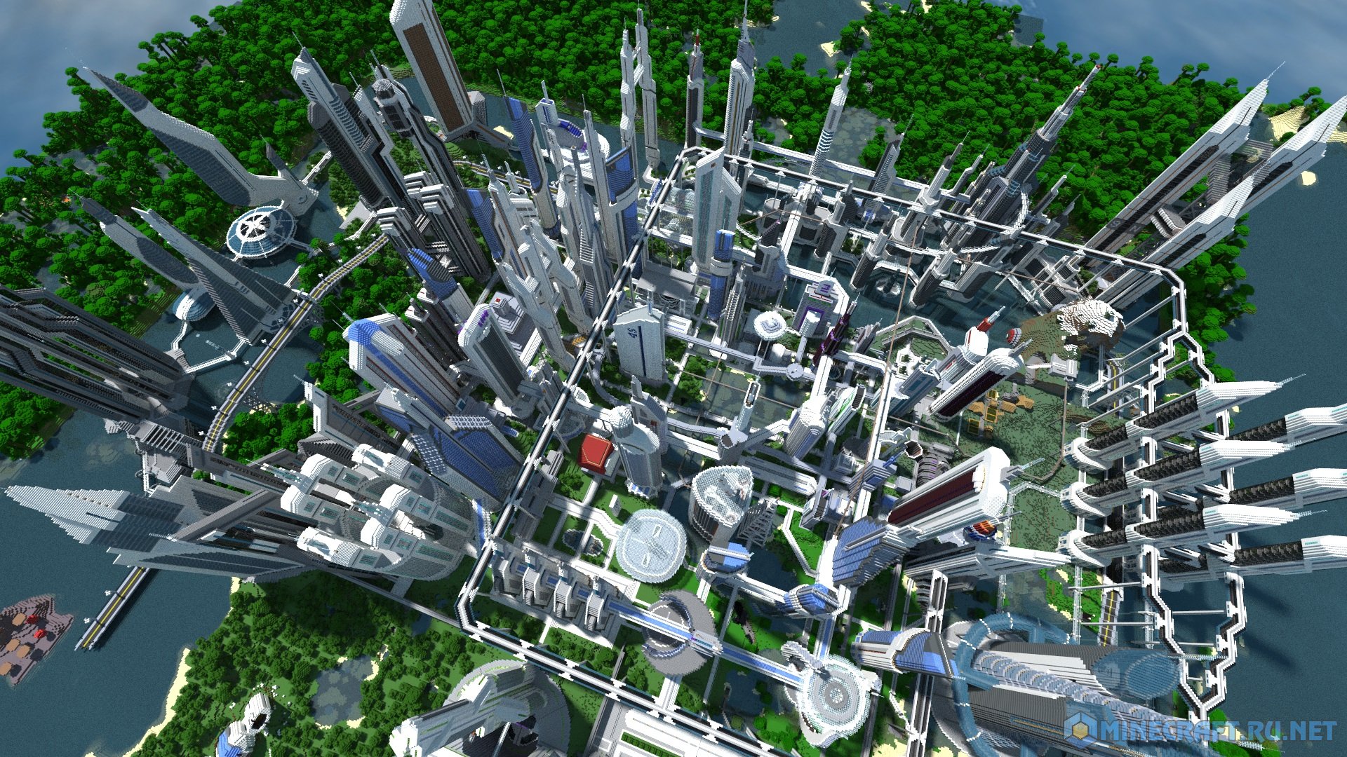 Future CITY v.4.1 [1.8] › Maps › MC-PC.NET — Minecraft Downloads