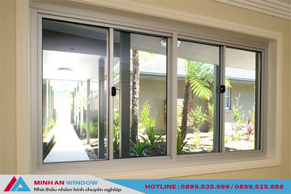 Mẫu cửa sổ kính cường lực đẹp - Minh An Window thiết kế cho công trình nhà ở