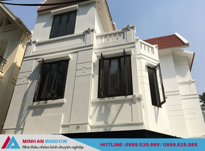 Minh An Window tư vấn thiết kế và lắp đặt cửa đi, cửa sổ kính cường lực cho công trình nhà ở tại quận Ba Đình (Hà Nội)