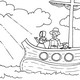 Pilgrims Coloring Page