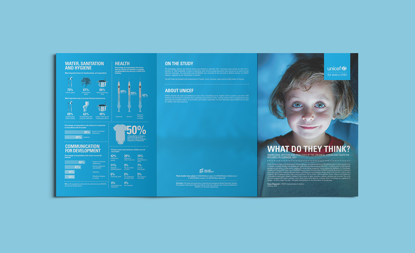 Unicef Infographic Brochure (7) | Images :: Behance