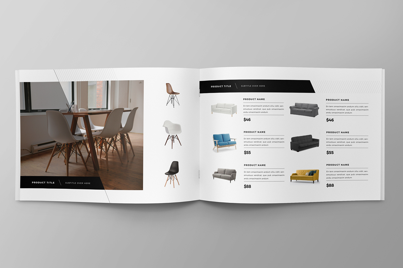 Minimal Interior Design Catalog on Behance