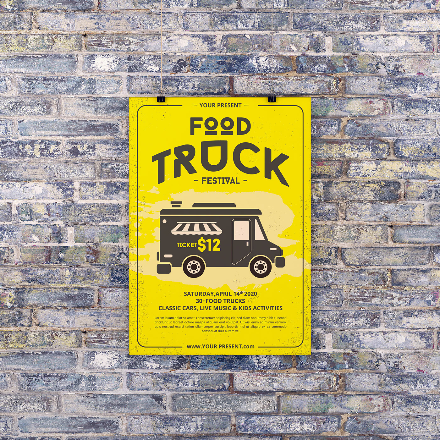 Food Truck Poster Design :: Behance