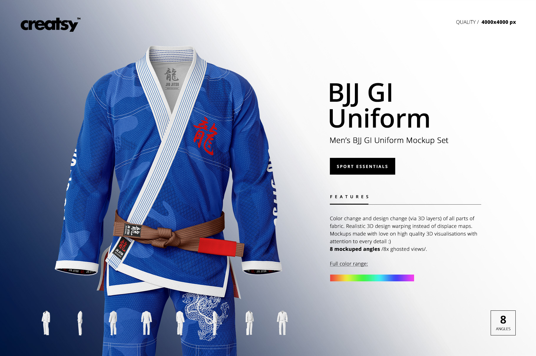 Brazilian Jiu Jitsu Uniform BJJ GI Mockup Set on Behance