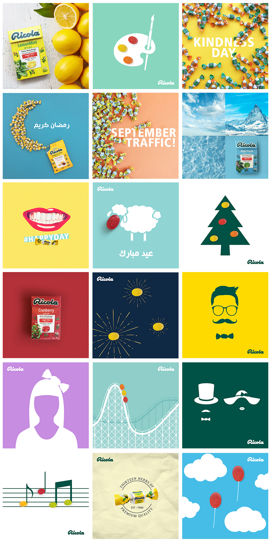 Ricola Midlle East | Social Media on Behance