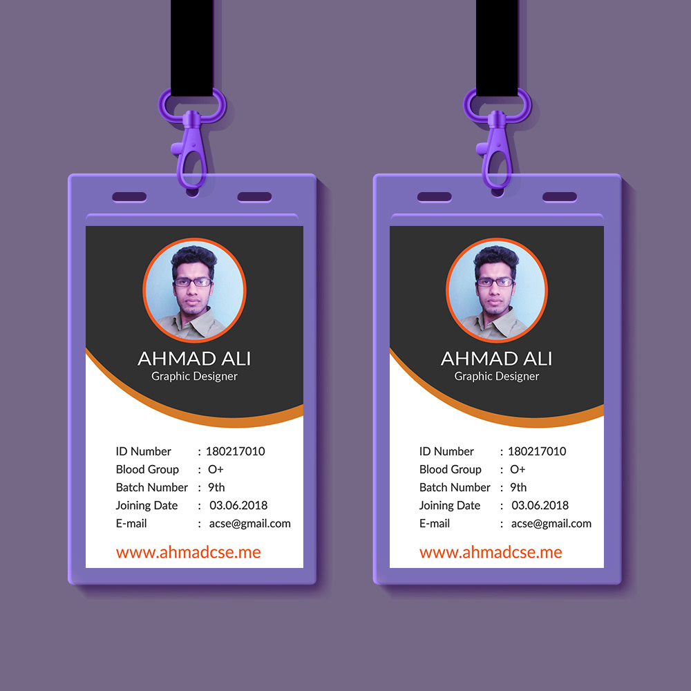 ID Card Design on Behance