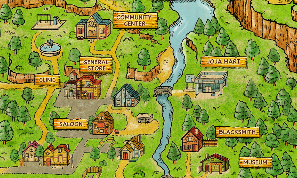 Stardew Map - Caril Cortney