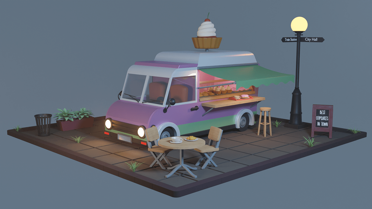 Food truck on Behance