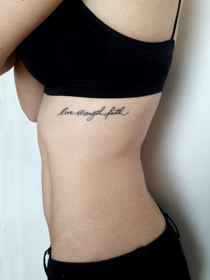 Simple Tattoo Fonts  Keep Lettering Minimalistic