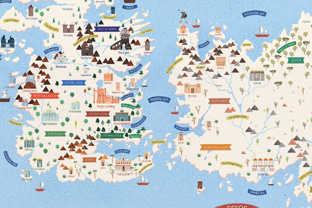 Game Of Thrones Map Essos