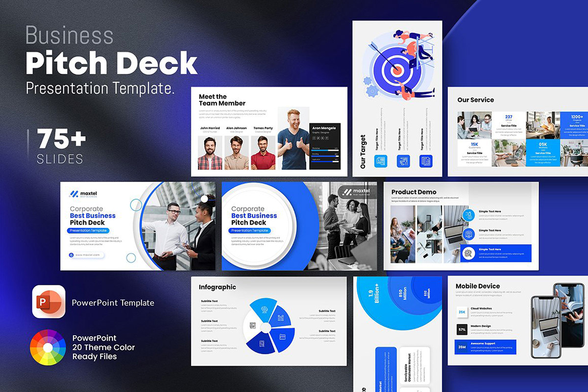 Business Pitch Deck Presentation on Behance