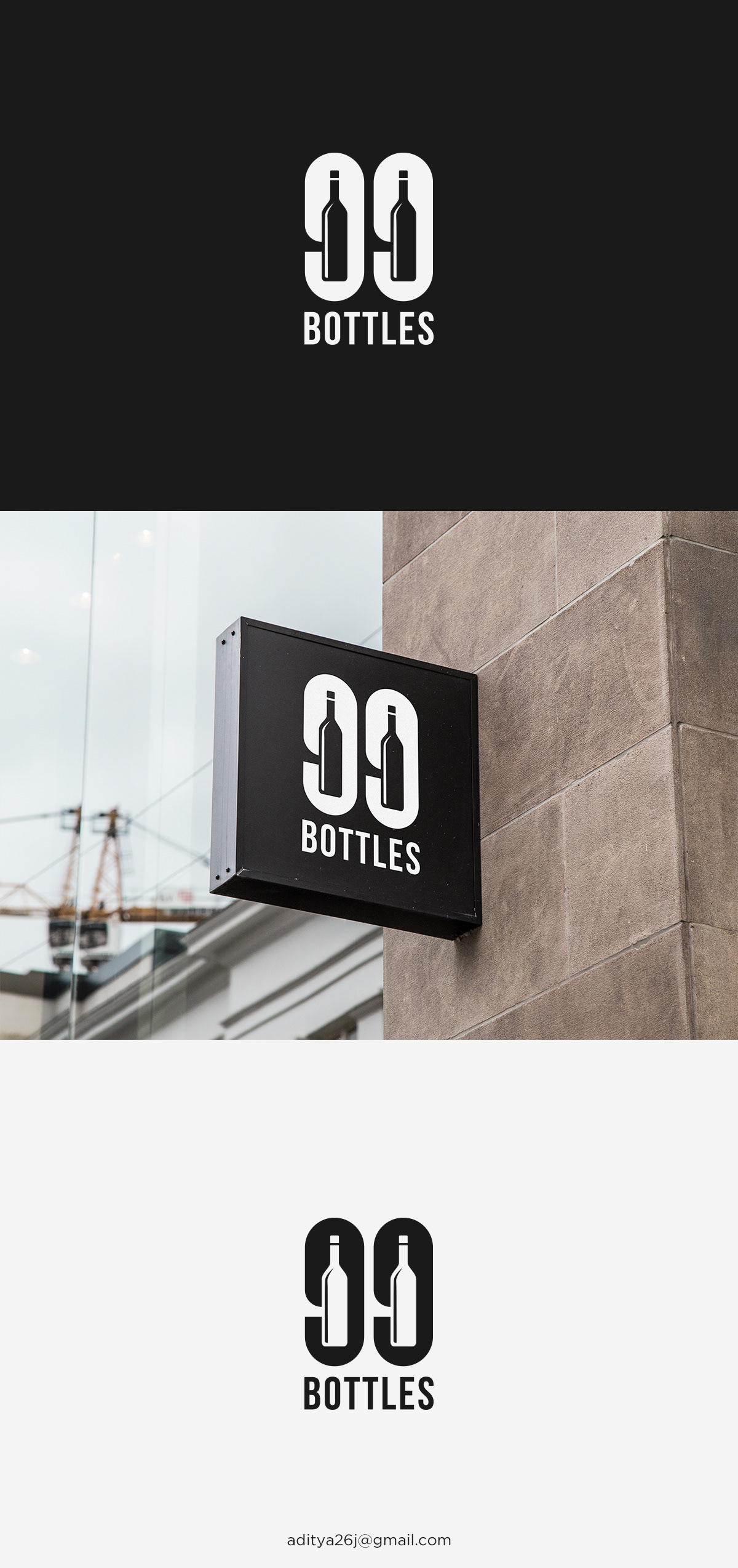 99 Bottles - Logo Design for a Bar & Bottle Shop. :: Behance