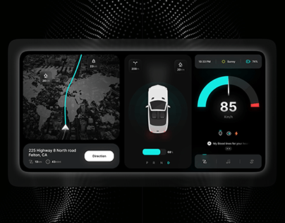 Car Dashboard Hmi Projects :: Photos, videos, logos, illustrations and ...