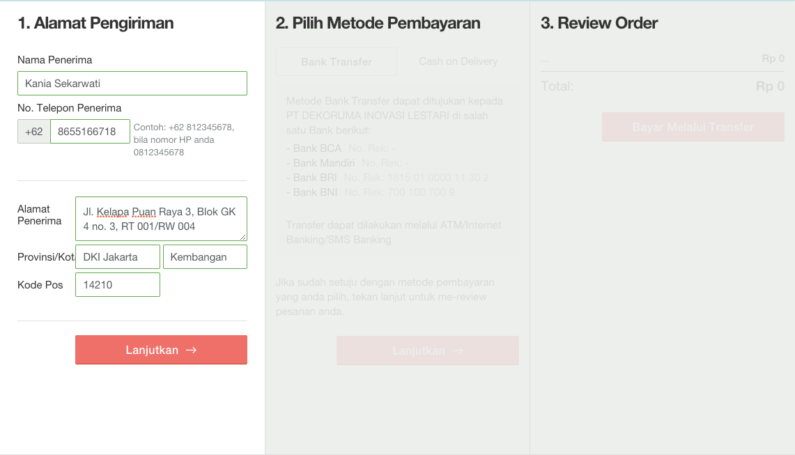 Cara Pemesanan Pembayaran Dan Pengiriman Kania Medium