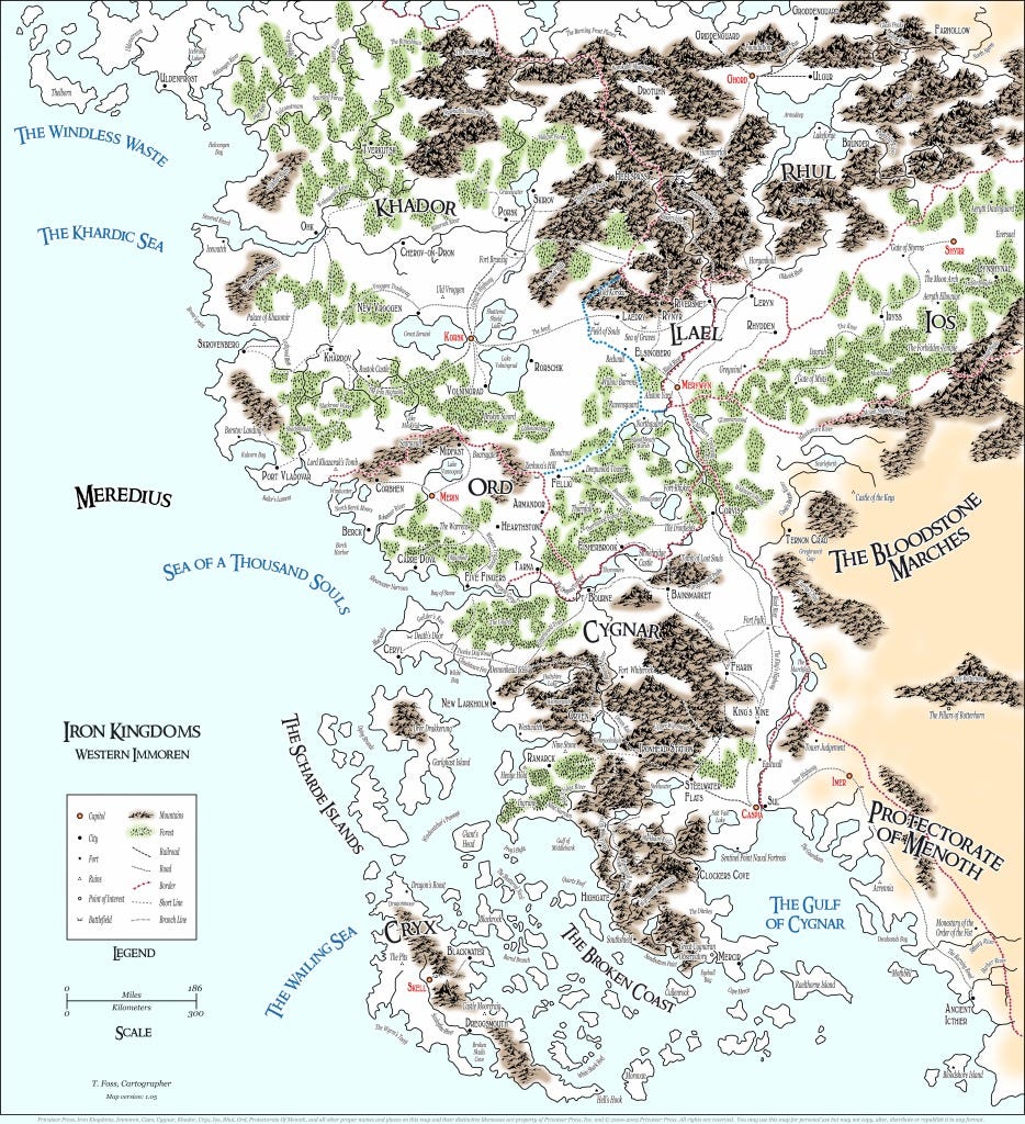 Mapas dos Reinos de Ferro | by Leandro Jardim | RPG e muito mais | Medium