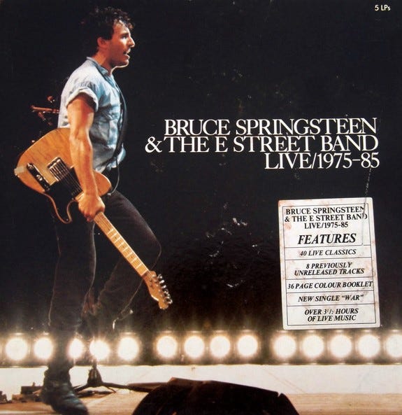 Bruce Springsteen Greatest Hits Album Cover