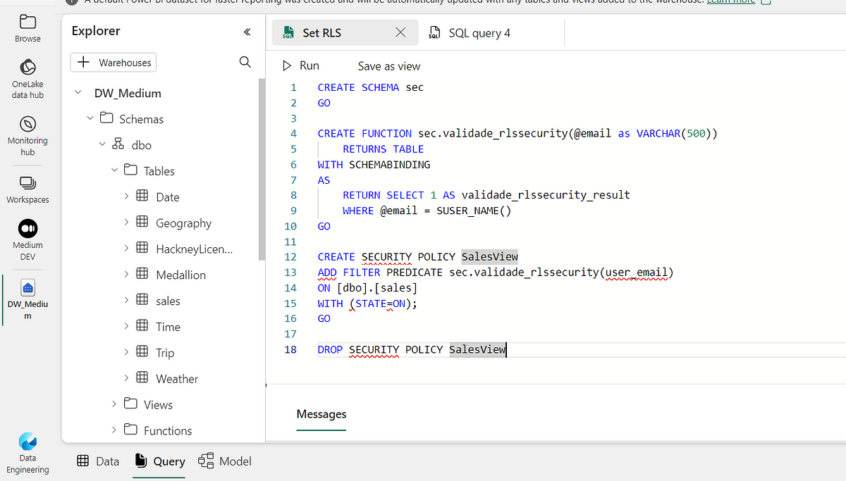 Exploring Column & Row-Level Security in Fabric Warehouse & SQL ...