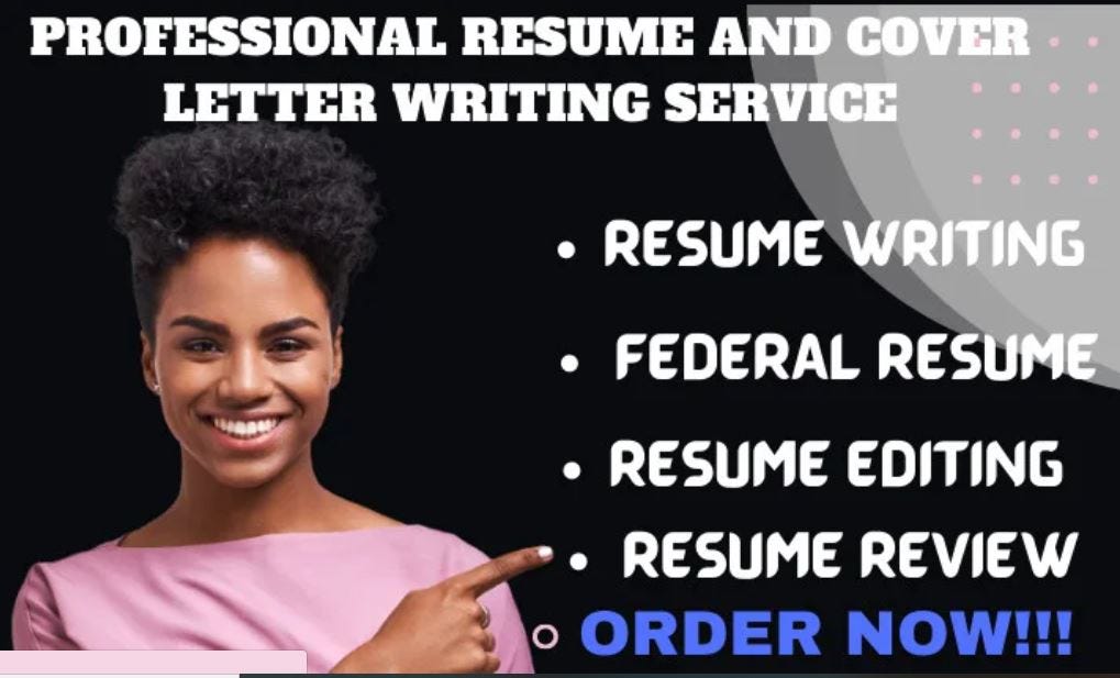 I will create resume, resume linkedin, federal resume, cover letter ...