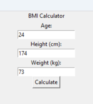 Building a Simple BMI Calculator with Python and Tkinter | by ujjwal ...