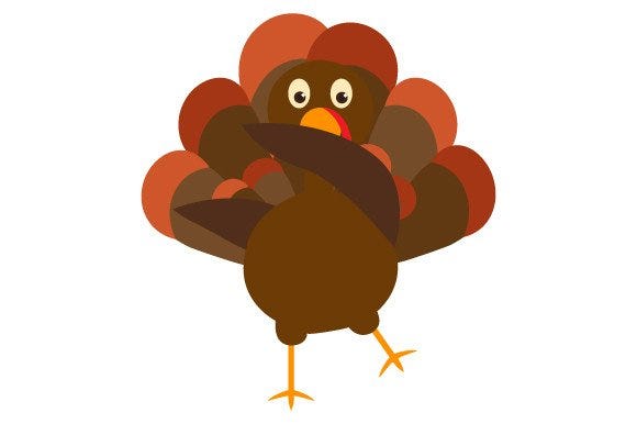 Dabbing Thanksgiving Turkey - Designdave - Medium