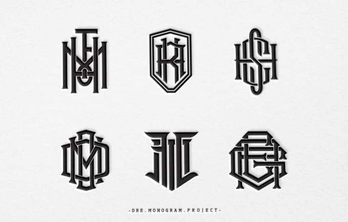 I will design drawn custom professional monogram logo | by Design Lab ...