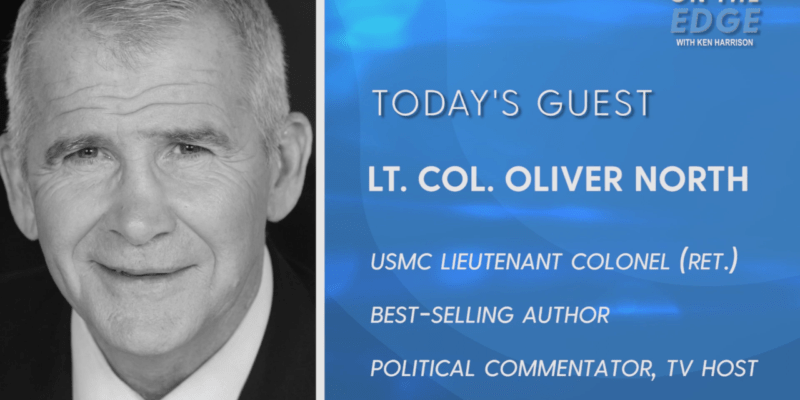 Lieutenant Colonel Oliver North discusses the mental health crisis among active duty armed forces & veterans living with post-traumatic stress