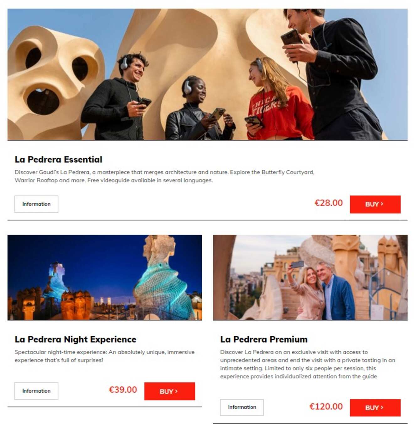 4 Casa Mila La Pedrera tickets