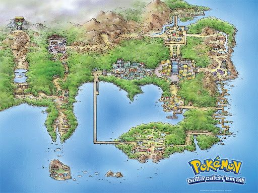 Generation Map Of Kanto