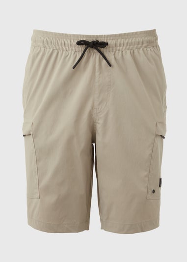 Stone Technical Drawcord Cargo Shorts