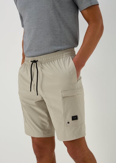 Stone Technical Drawcord Cargo Shorts