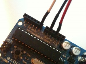 pressure sensor connected to Arduino