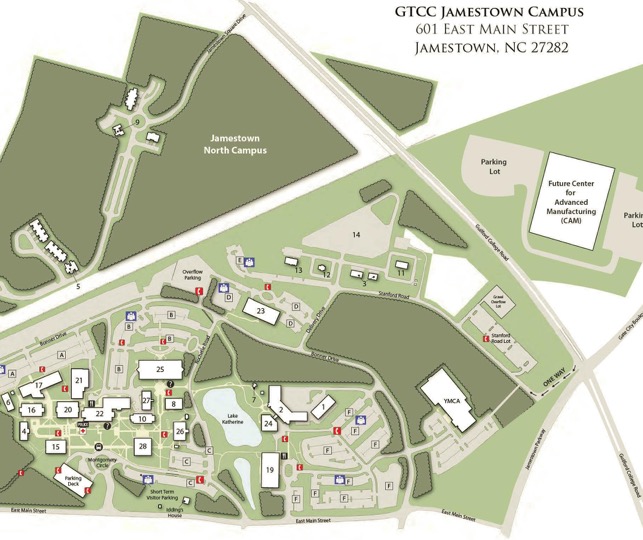 Gtcc Campus Map - World Map Gray