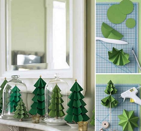 Ideas para hacer un árbol de navidad casero de papel