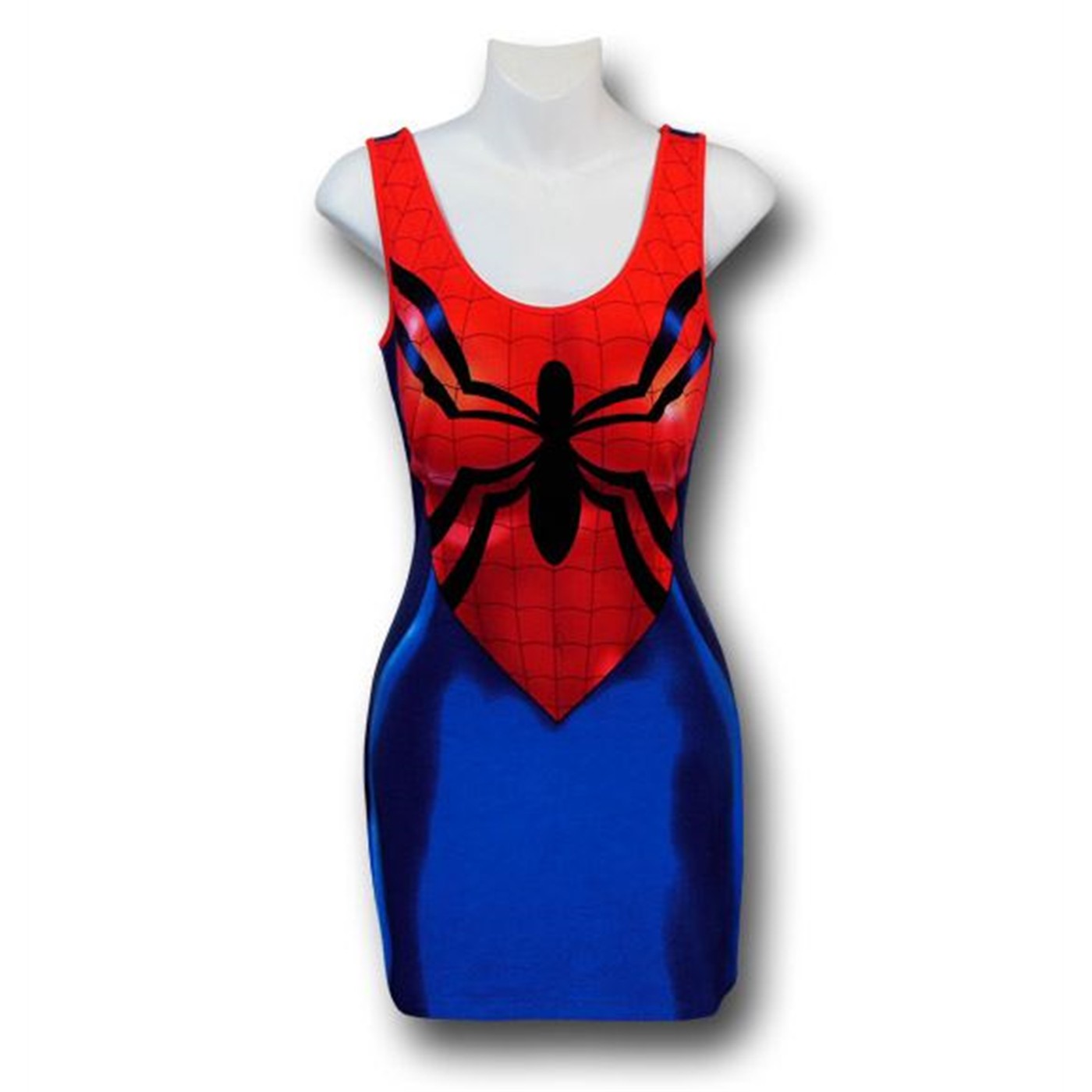 Spider-Girl Costume Juniors Tank Dress image.