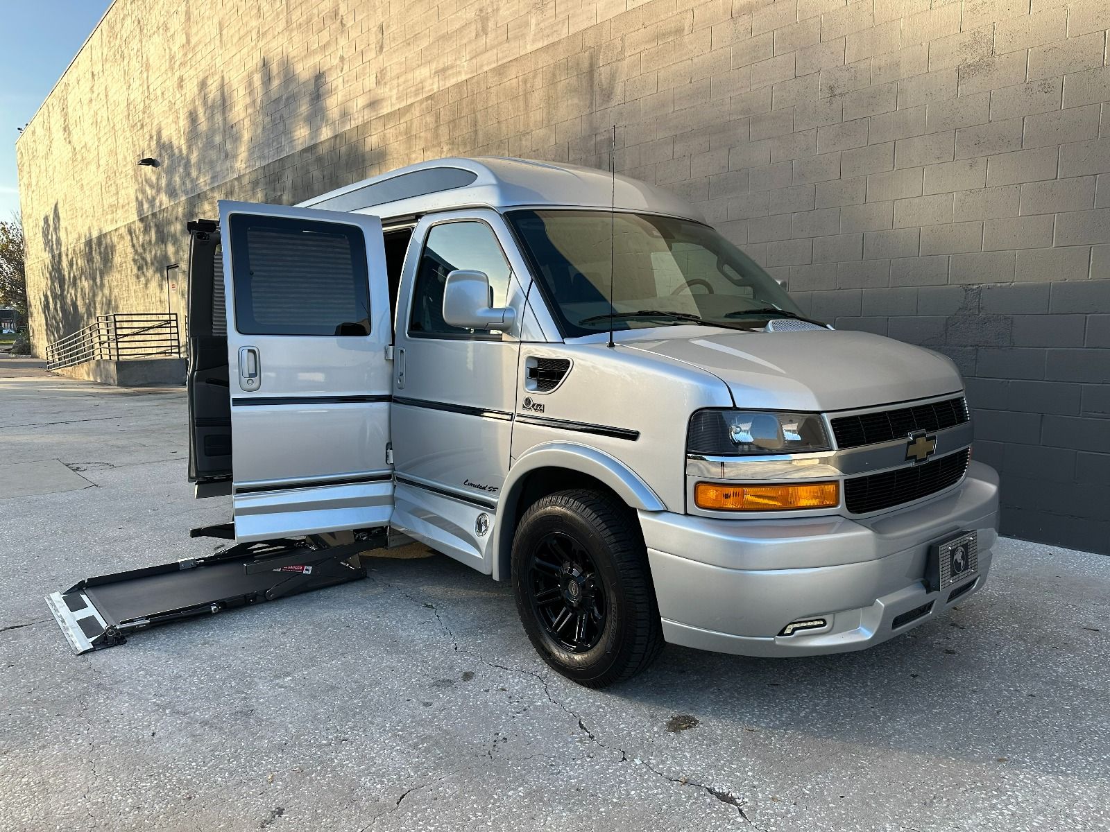 Chevrolet Express Full Size Wheelchair Van - Front Angle