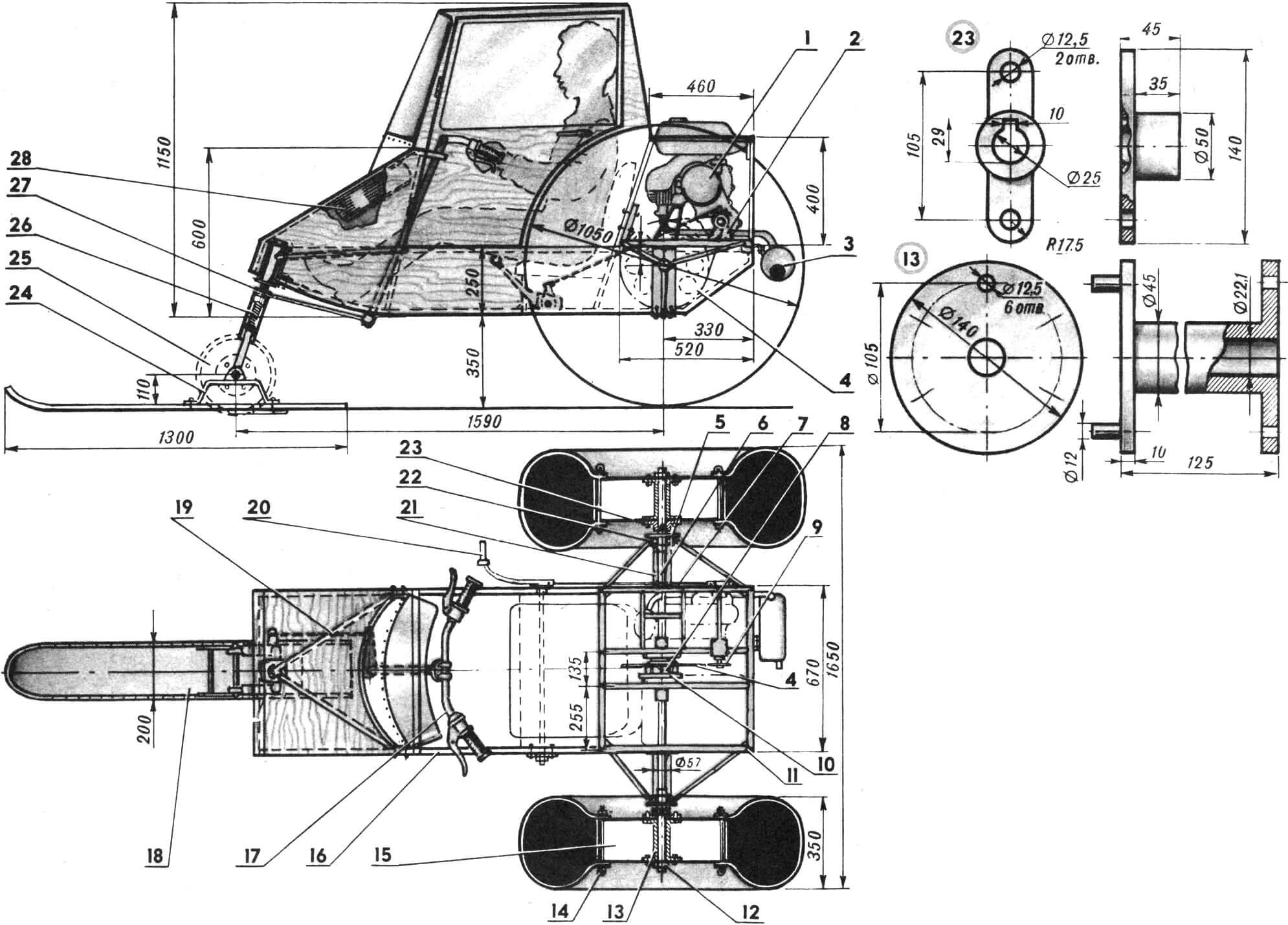 All-terrain vehicle "Rysik"