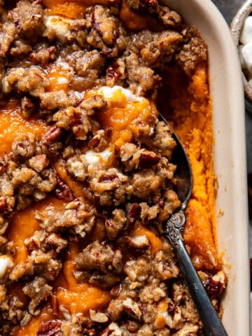 sweet potato casserole.