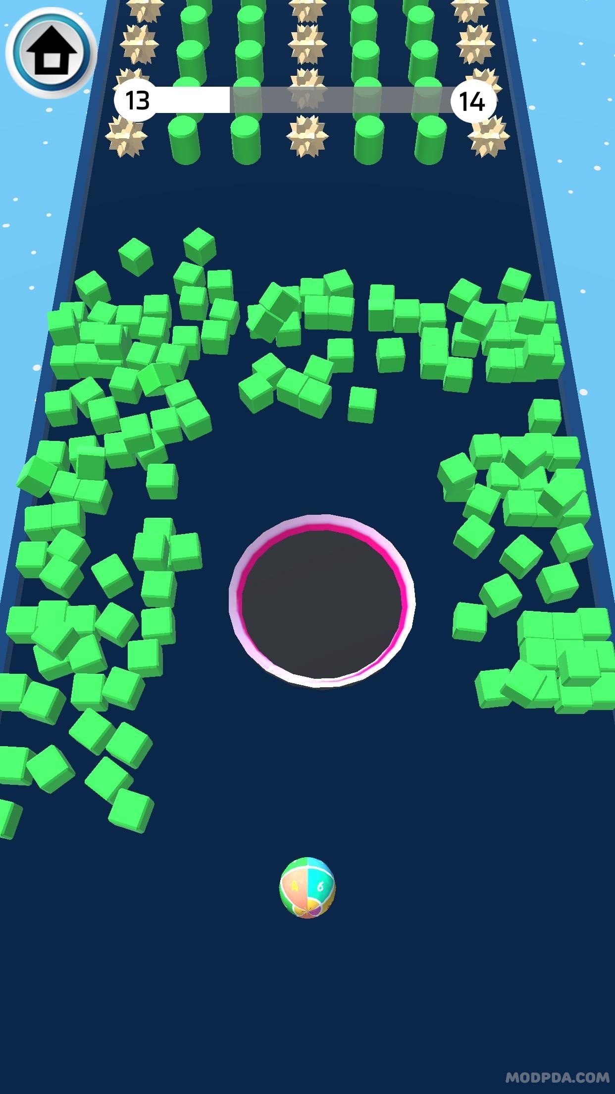 Download Hole ball stack 3D.io for Android