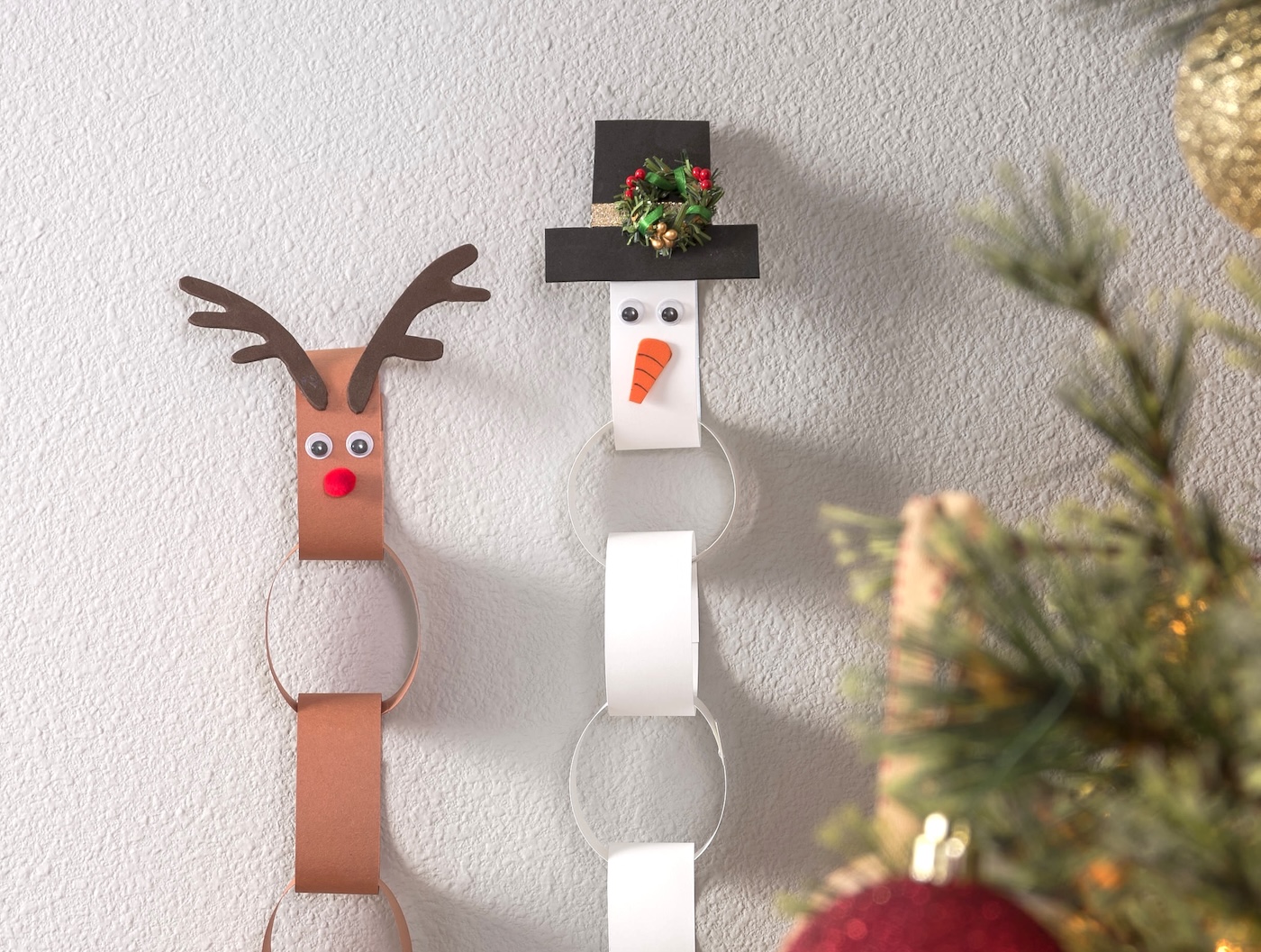 paper chain christmas countdown