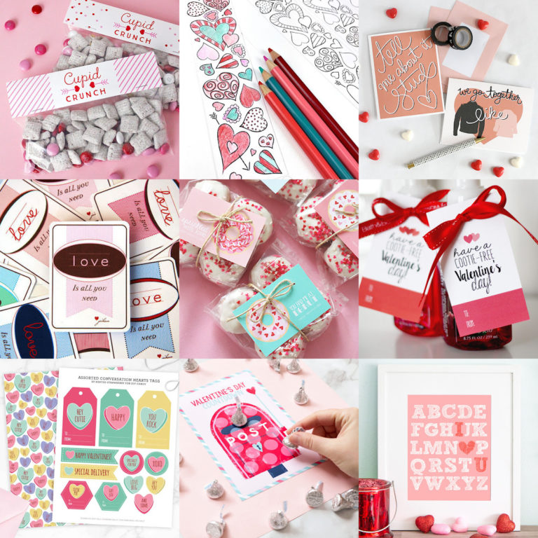 free Valentine's Day Printables feature image