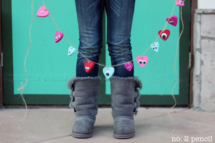 Heart Garland for Valentine's Day