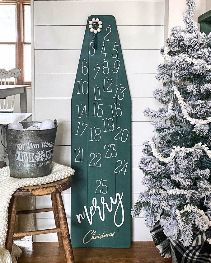 Ironing Board Christmas Countdown