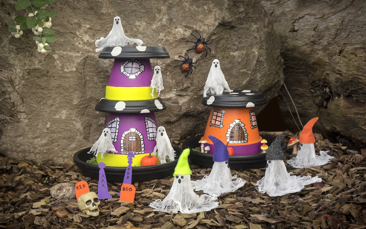 Halloween fairy garden