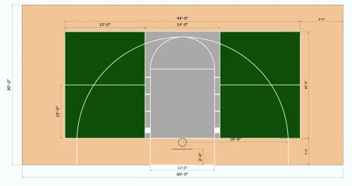 Multi-Sport Pickleball and Basketball