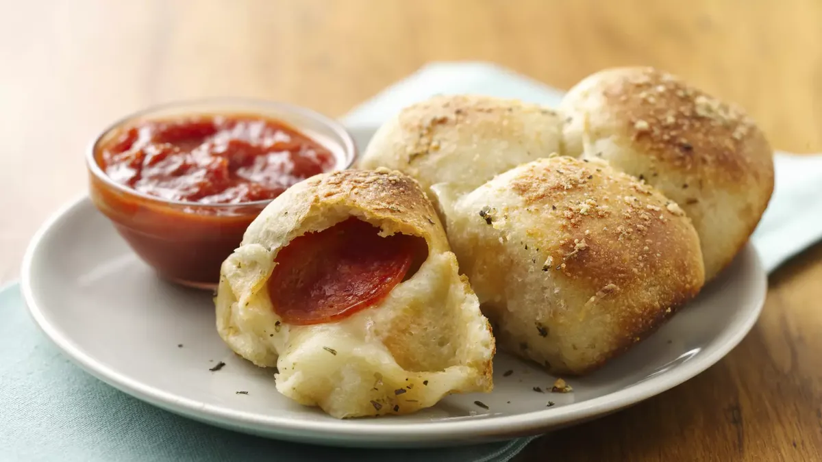 Stuffed Crust Pizza Snacks