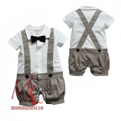 Boys_AE-Cream Tuxedo Plaid Romper