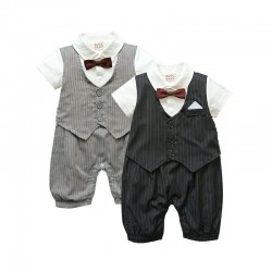 Boys_AI Vest Tuxedo Romper