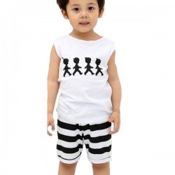 Kids_AH-Sleeveless Short Set (Black)