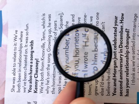 Hand Held Magnifying Glass